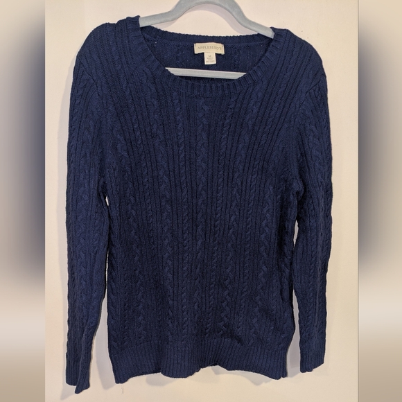 ❤️SALE❤️ Appleseed's Men's Blue Sweater - Picture 4 of 5